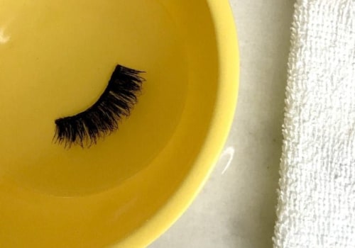 How do you wash fake eyelashes and reuse them?
